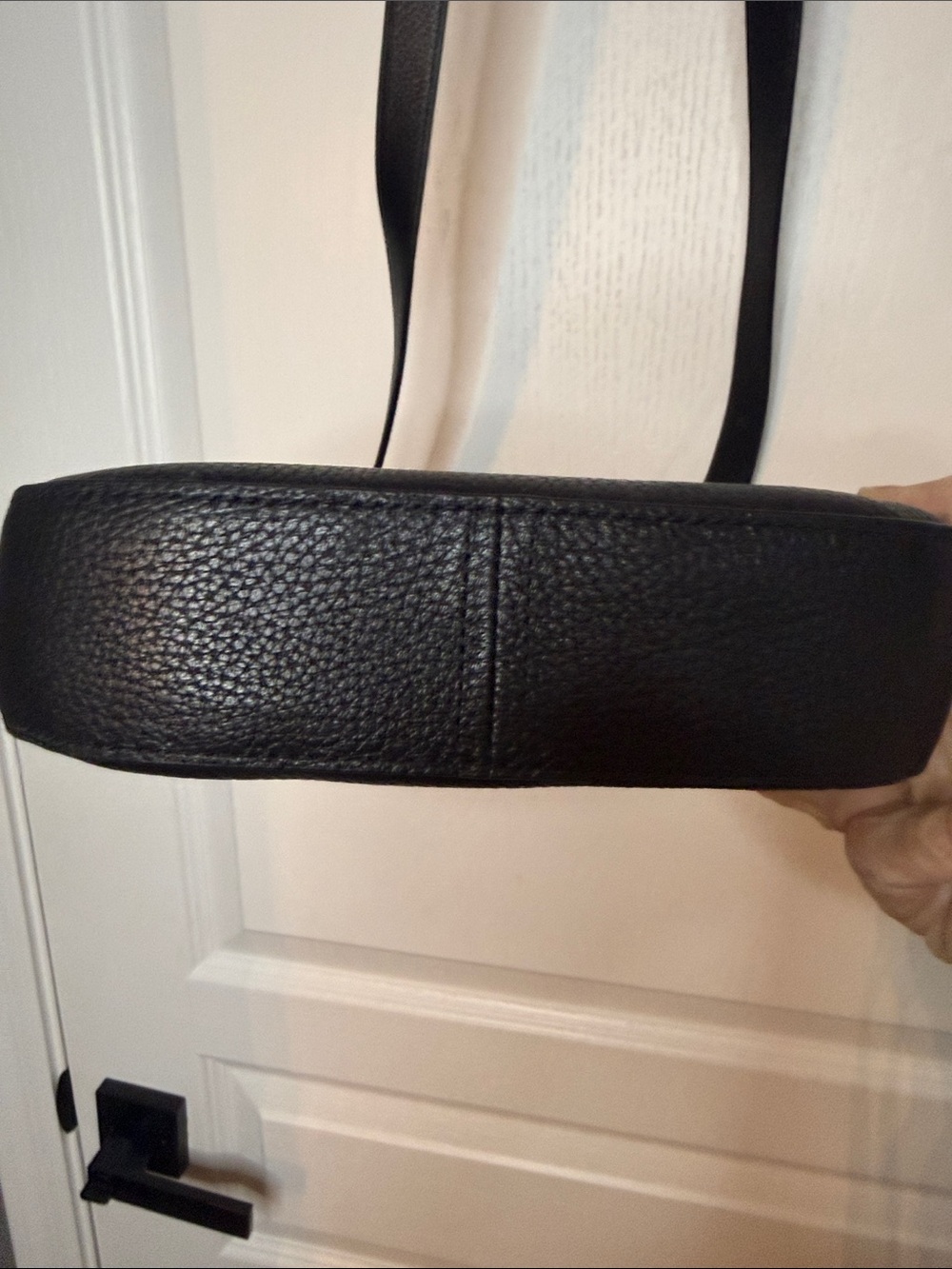 kate spade Black Pebbled Leather Crossbody with Gold Logo - Picture 7 of 13
